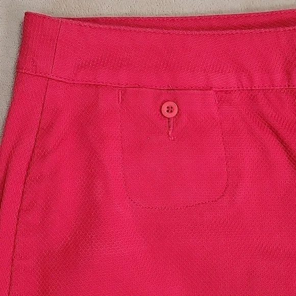 Liz Claiborne Liz Sport Red Bermuda Shorts Size 14 EUC - Picture 2 of 13
